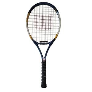 Wilson US Open Tennis Racket Blue Double Beam Technology 4 3/8 L3 Grip with bag